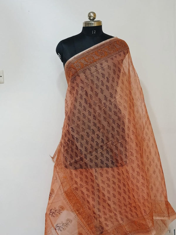 Kota Doria Cotton Dupatta - Leheriya