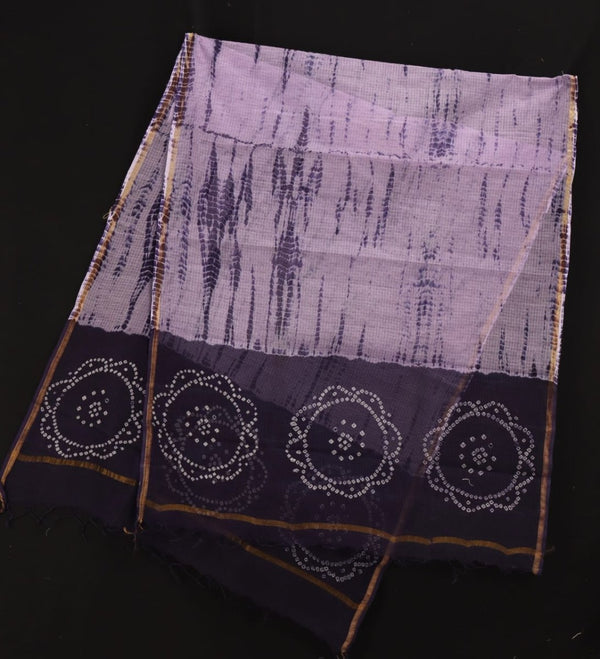 Kota Doria Pure Cotton Dupatta - Leheriya