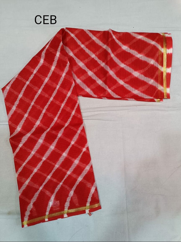 Kota Doria Pure Cotton Dupatta - Leheriya