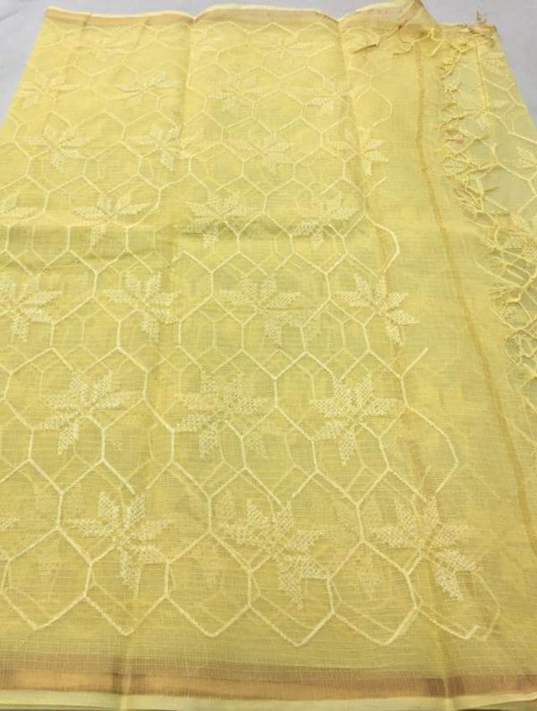 Kota Doria Pure Cotton Dupatta - Leheriya