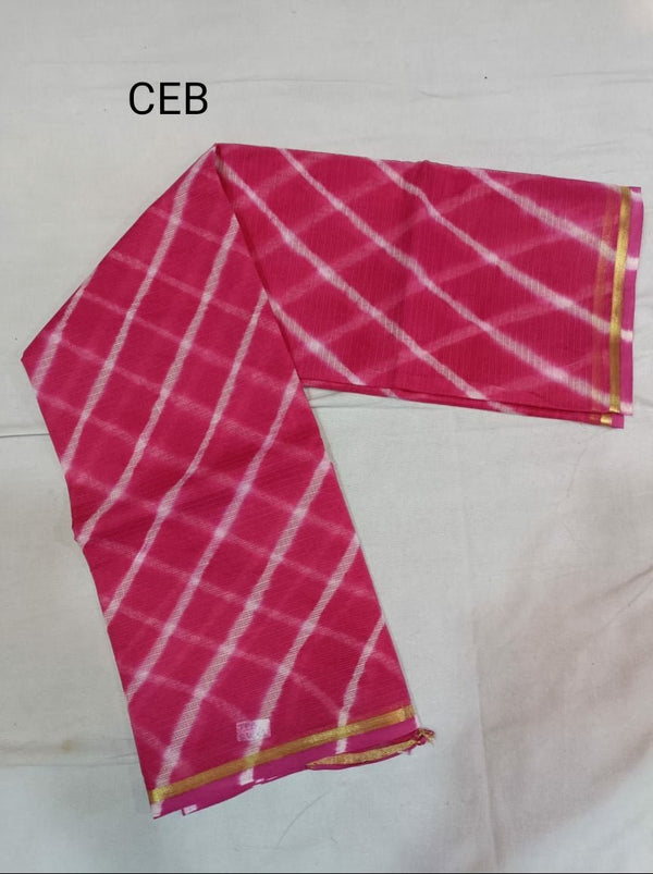 Kota Doria Pure Cotton Dupatta - Leheriya