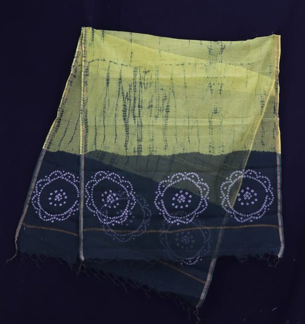 Kota Doria Pure Cotton Dupatta - Leheriya