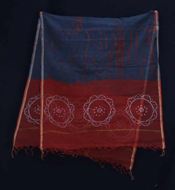 Kota Doria Pure Cotton Dupatta - Leheriya