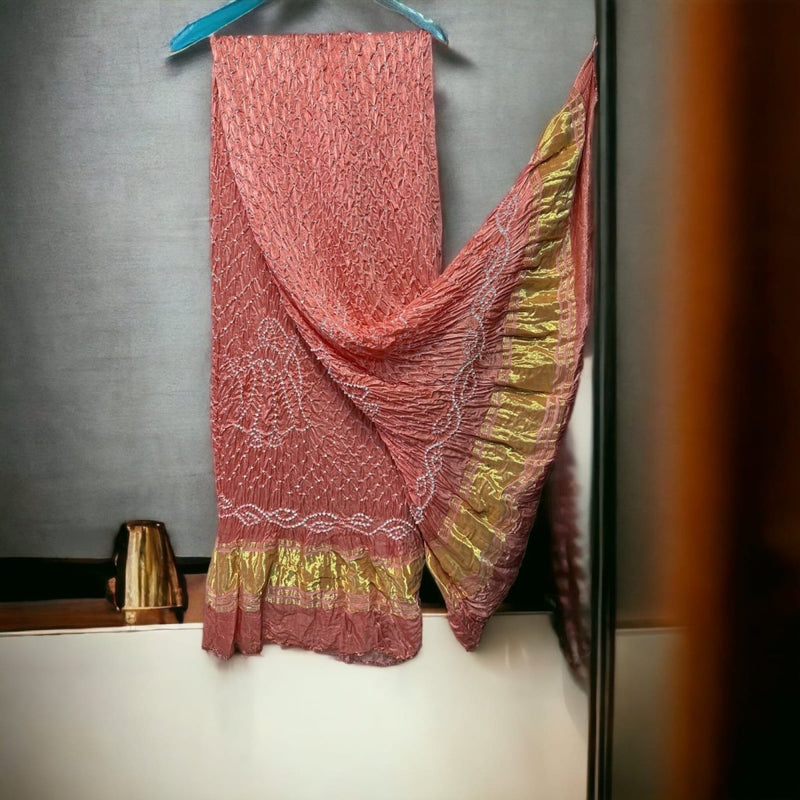 Leheriya Exclusive Modal Silk Bandhani Dupatta - Leheriya