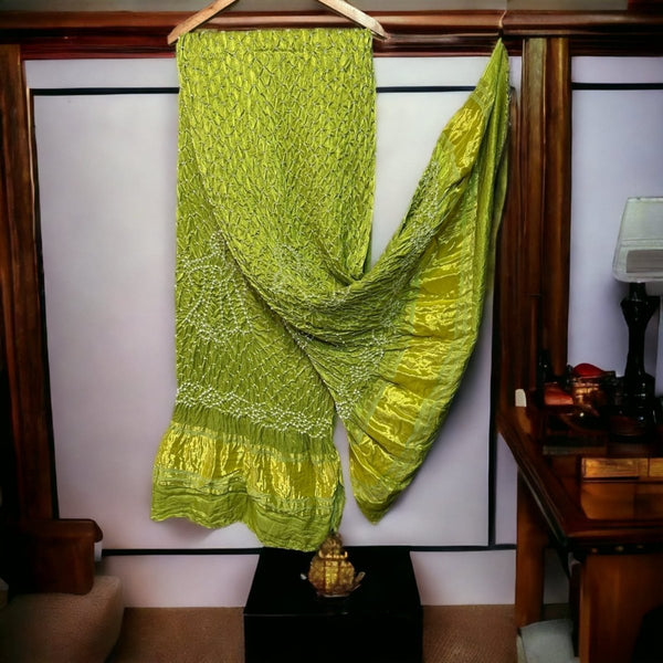 Leheriya Exclusive Modal Silk Bandhani Dupatta - Leheriya