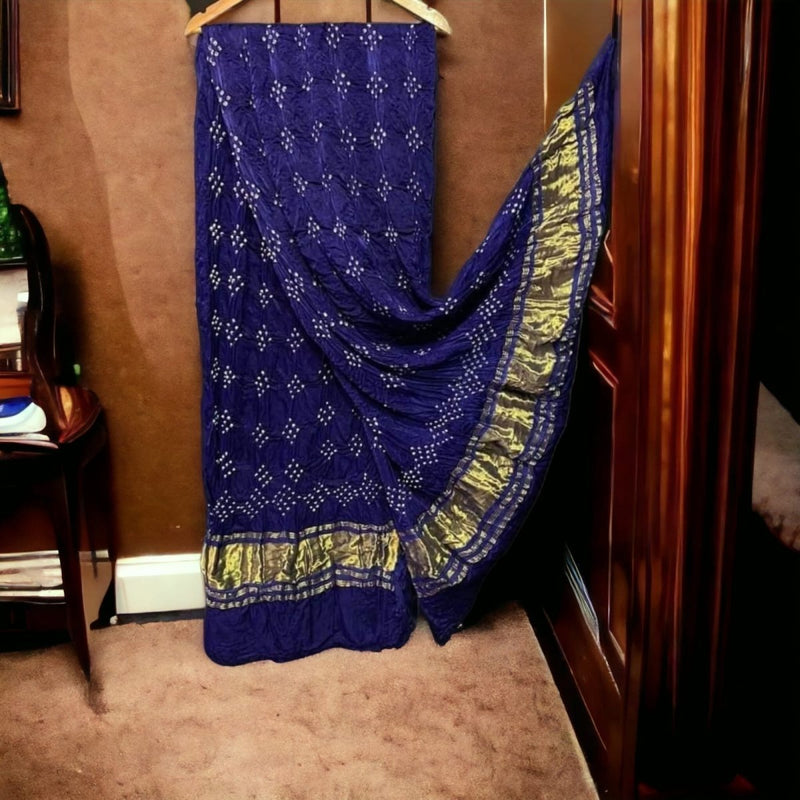 Modal Silk Bandhani Dupatta - Leheriya