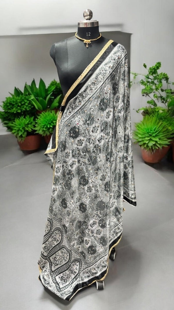 Pakistani Dupatta - Design 12 - Leheriya