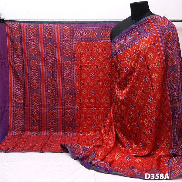 Patola Print Silk Premium Quality Dupatta - Leheriya