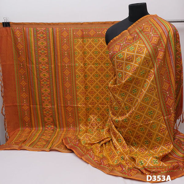 Patola Print Silk Premium Quality Dupatta - Leheriya