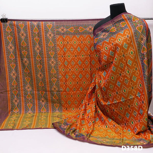 Patola Print Silk Premium Quality Dupatta - Leheriya