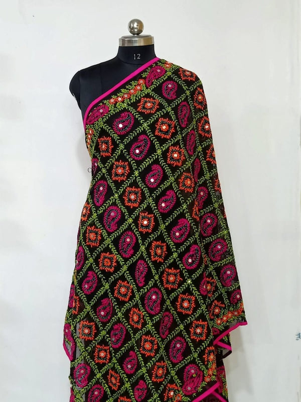 Phulkari Dupatta - Leheriya