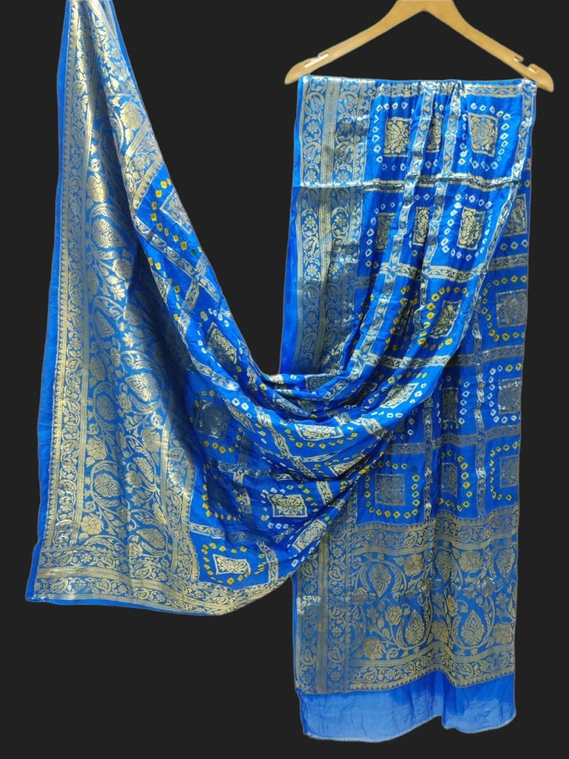 Premium Banarasi Bandhej Ghatchola Dupattas - Leheriya