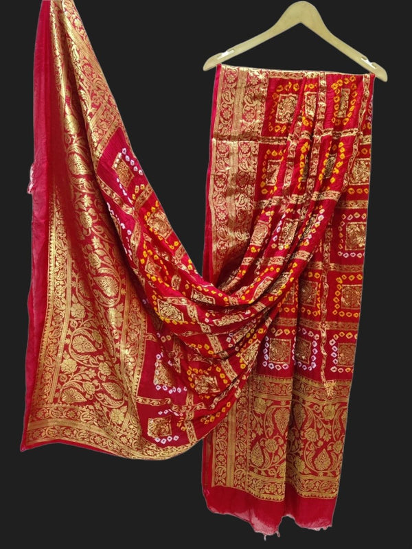 Premium Banarasi Bandhej Ghatchola Dupattas - Leheriya