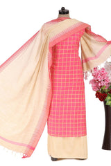 Premium Quality Cotton Salwar Suit - Leheriya