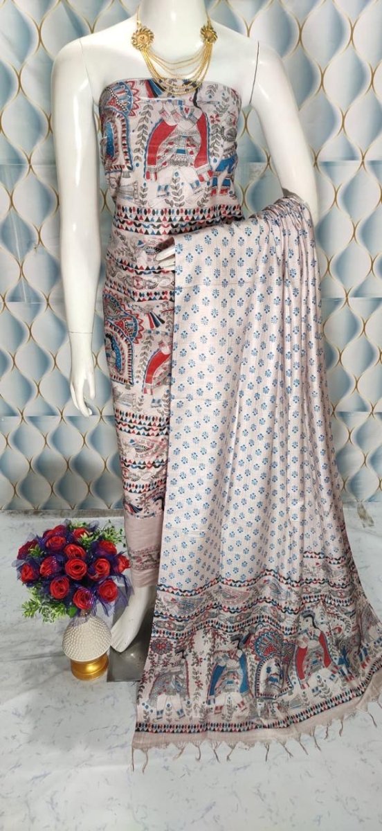 Premium Quality Cotton Silk Block Printed Salwar Suit - Leheriya