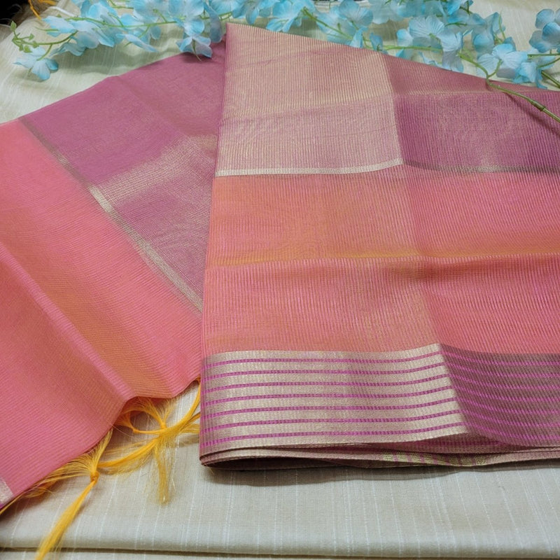 Premium Quality Silk Tissue Dupatta - Leheriya