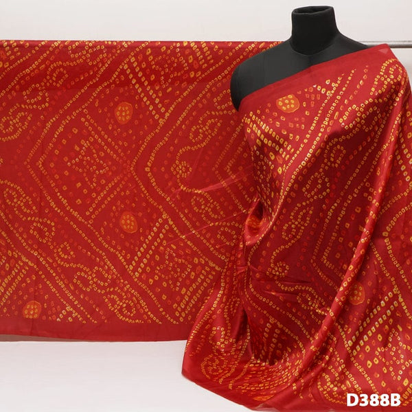 Printed Bandhani Silk Dupatta - Leheriya