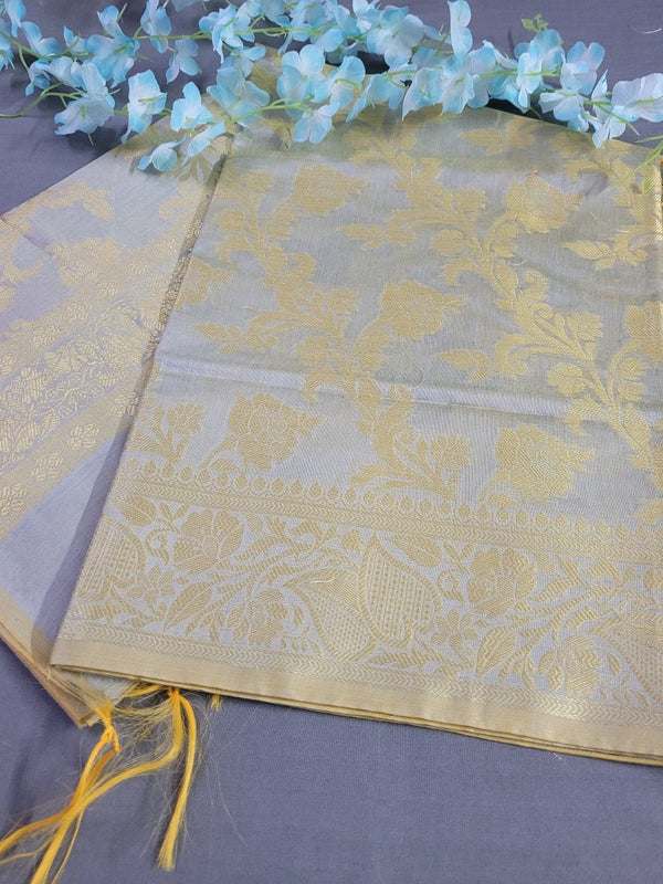 Pure Banarasi Cotton Silk Dupatta - Leheriya