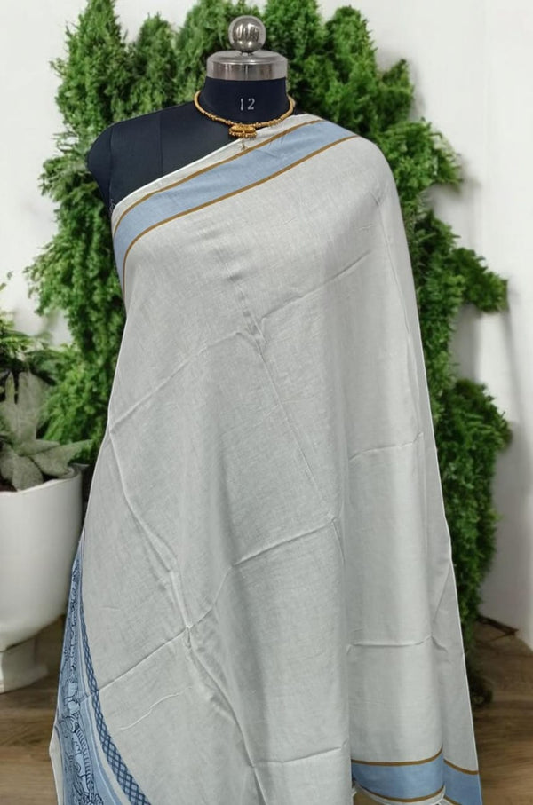 Pure Cotton Masterpiece Dupatta/ Stole - Leheriya