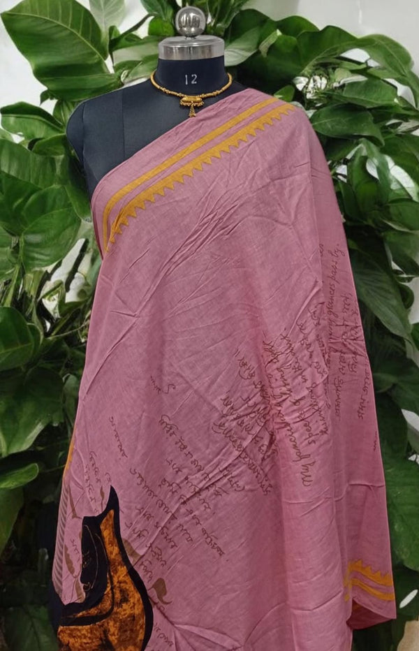 Pure Cotton Masterpiece Dupatta/ Stole - Leheriya