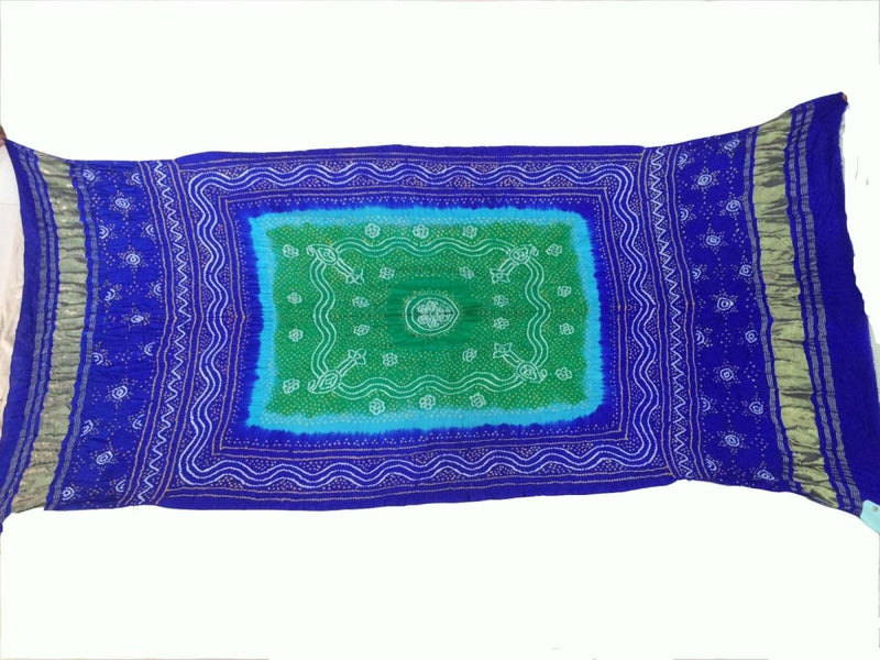 Pure Gaji Silk Bandhani Dupatta - Leheriya