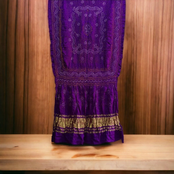 Pure Gaji Silk Chandrakhani Dupatta - Leheriya