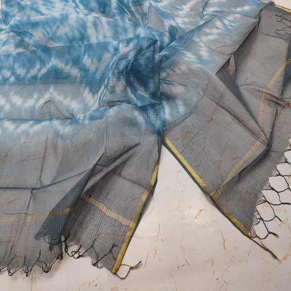 Pure Kota Cotton Shibori Dupatta - Leheriya