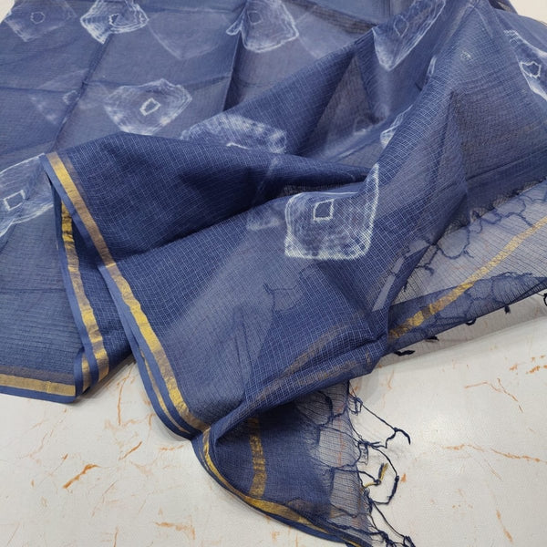 Pure Kota Cotton Shibori Dupatta - Leheriya