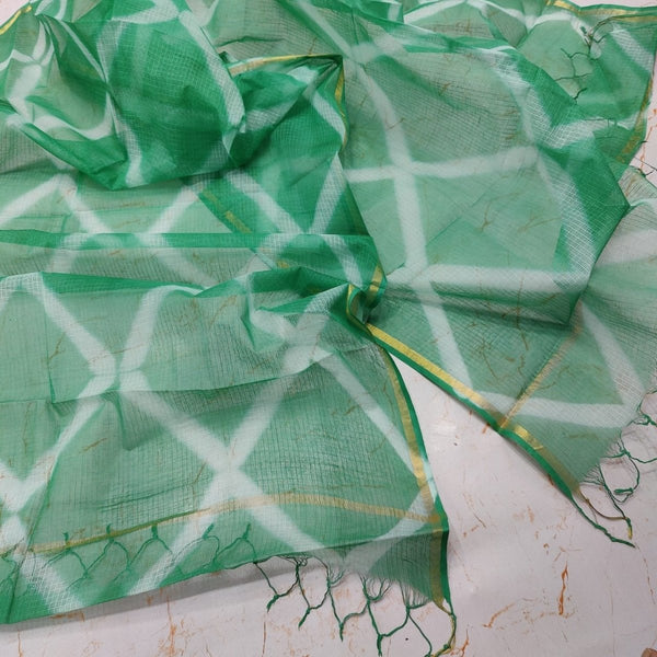 Pure Kota Cotton Shibori Dupatta - Leheriya