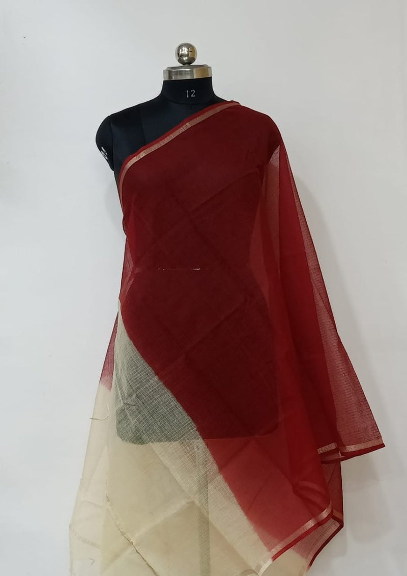 Pure Kota Doria Cotton Dupatta - Leheriya