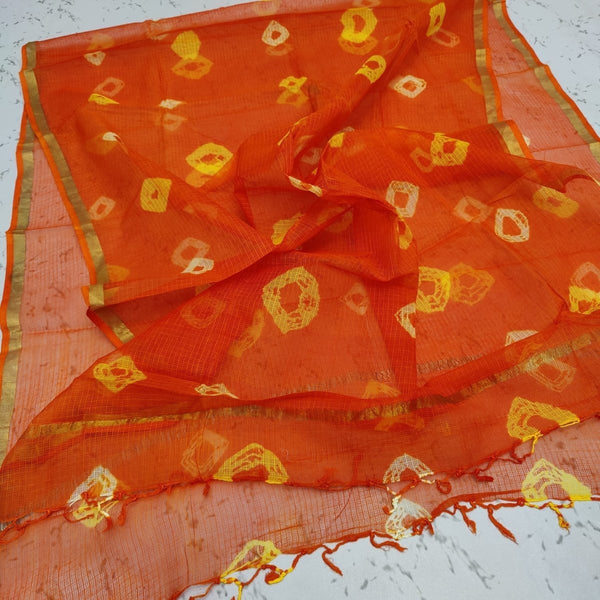 Pure Kota Doria Cotton Dupatta - Leheriya