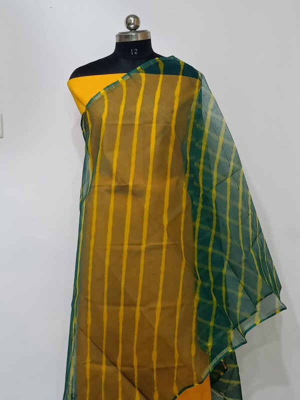 Pure Kota Doria Cotton Dupatta - Leheriya