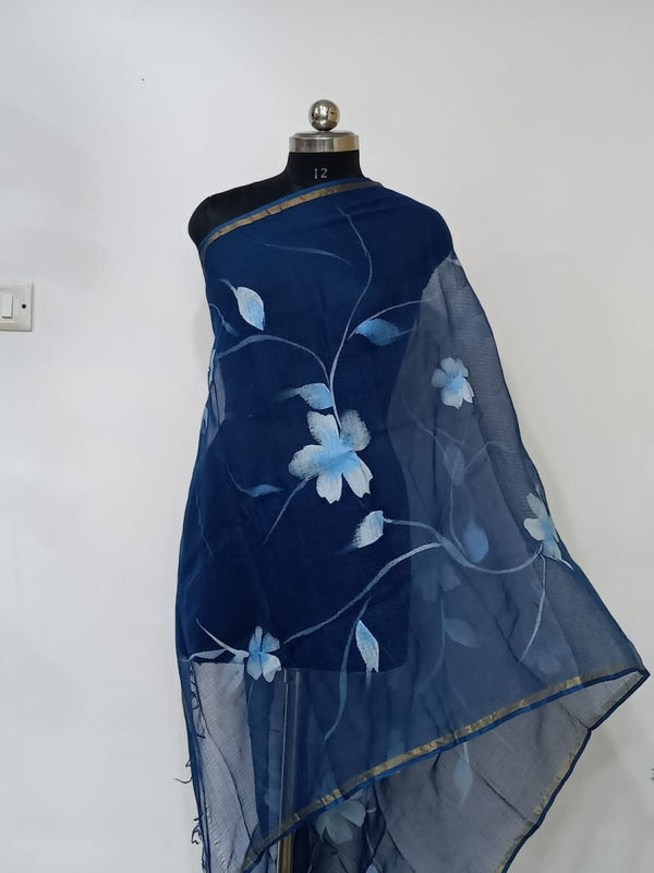 Pure Kota Doria Cotton Dupatta - Leheriya