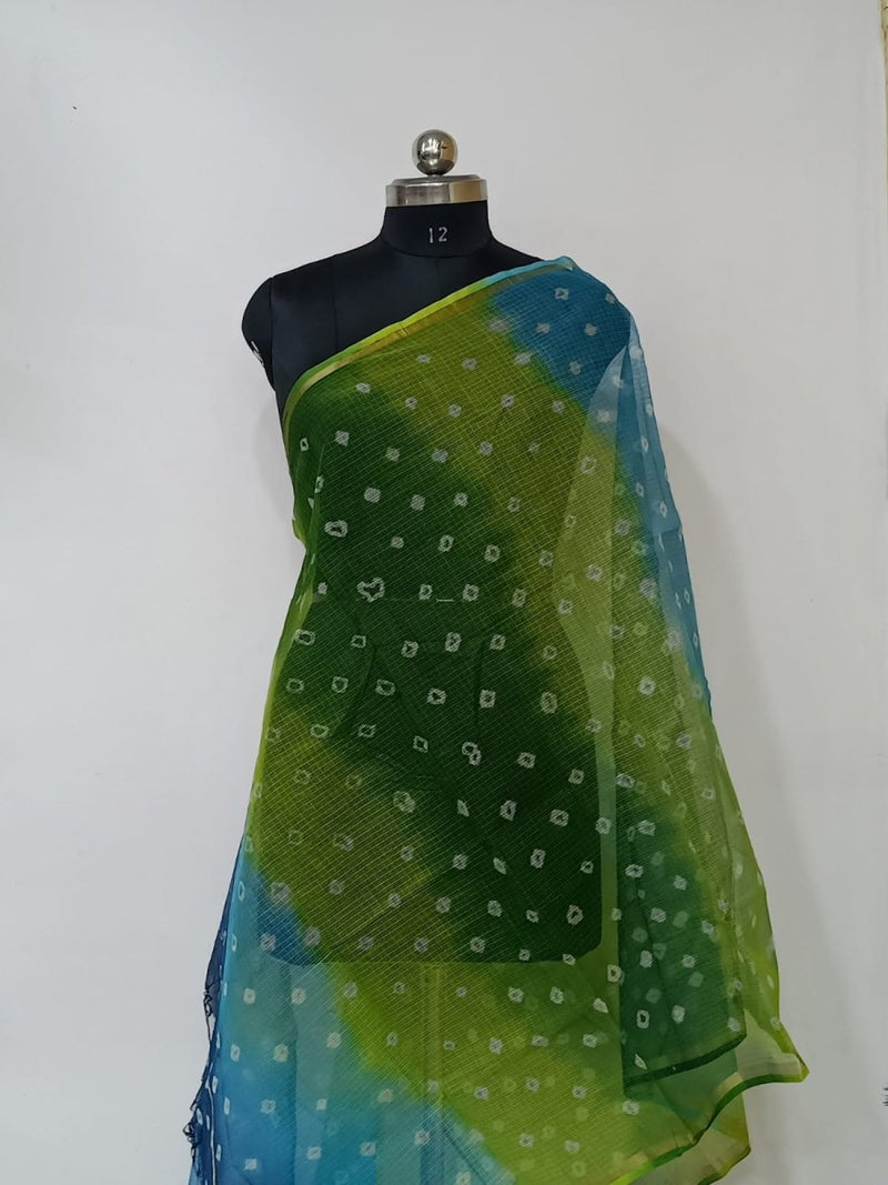 Pure Kota Doria Cotton Dupatta - Leheriya