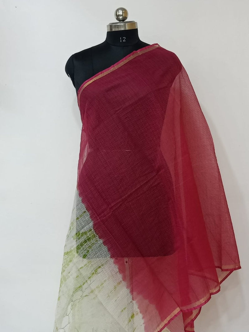 Pure Kota Doria Cotton Dupatta - Leheriya