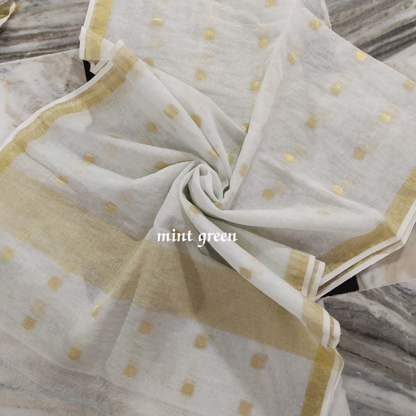 Pure Linen Dupatta - Leheriya