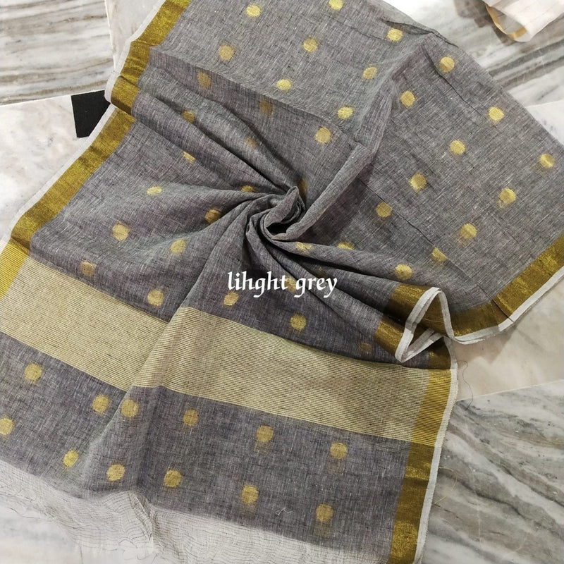 Pure Linen Dupatta - Leheriya