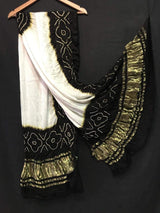 Pure Modal Silk Tie & Dye Hand Bandhani Dupatta - Leheriya