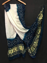 Pure Modal Silk Tie & Dye Hand Bandhani Dupatta - Leheriya